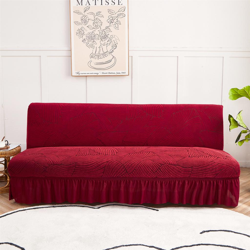 Amazon Versiune Engleză Canapea Pat Fără Brațe Fustă Cationic Iarnă Îngroșat Husă Canapea