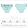 Women's Cotton Briefs Sexy Print Ladies Panties Big Size Mid-rise Women Underwear Cotton Crotch 2XL 3XL 4XL 6 Pcs/set
