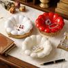 Ceramic Decorative Tray Display Bowl Gift Vanity Serving Dish Perfume Jewelry Holder for Wedding