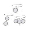 Wedding Bouquet Photo Charm Diy Pin Making Lace Frame Wedding Round Pendant