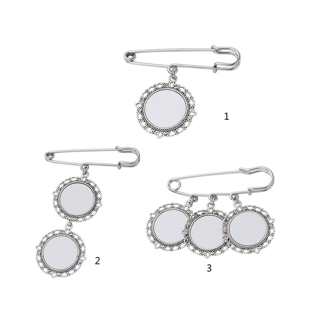 Wedding Bouquet Photo Charm Diy Pin Making Lace Frame Wedding Round Pendant