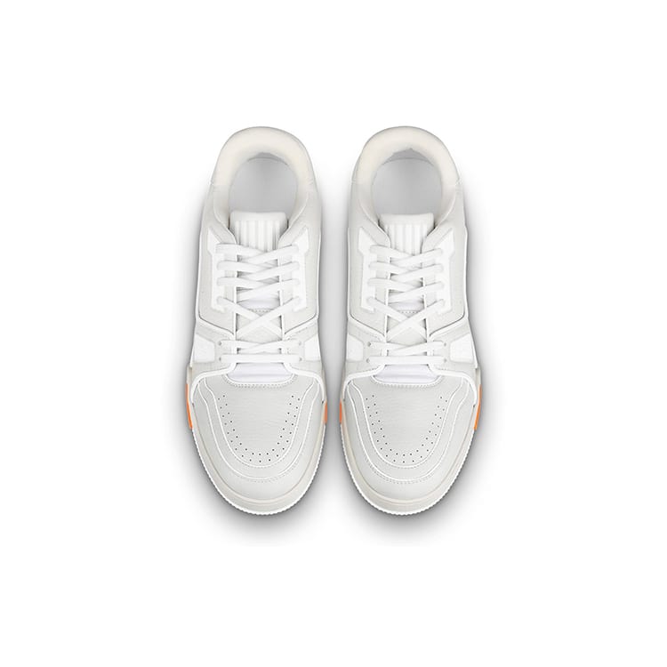 LOUIS VUITTON Trainer Sneakers 'White Orange' 1A5A0V