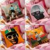 Rapper T-Tyler the Creator Cushion Cover Pattern Printed Pillowcase for Living Room Sofa Cushion Cover & Bedroom Decor