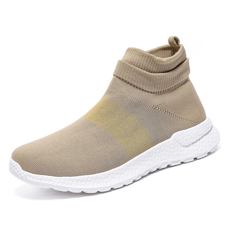 Sommer Außenhandel Übergröße 47 neue leichte Ein-Pedal-Faulenzerschuhe atmungsaktives Mesh stoßdämpfende Socken Schuhe Paar Mesh-Schuhe