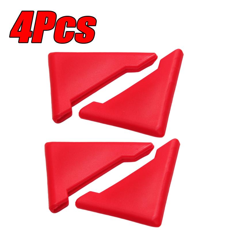4Pcs Car Door Corner Protective Cover Door Scratch Protector Silicone Anti-collision Covers Door Corner Guard Auto Accessories