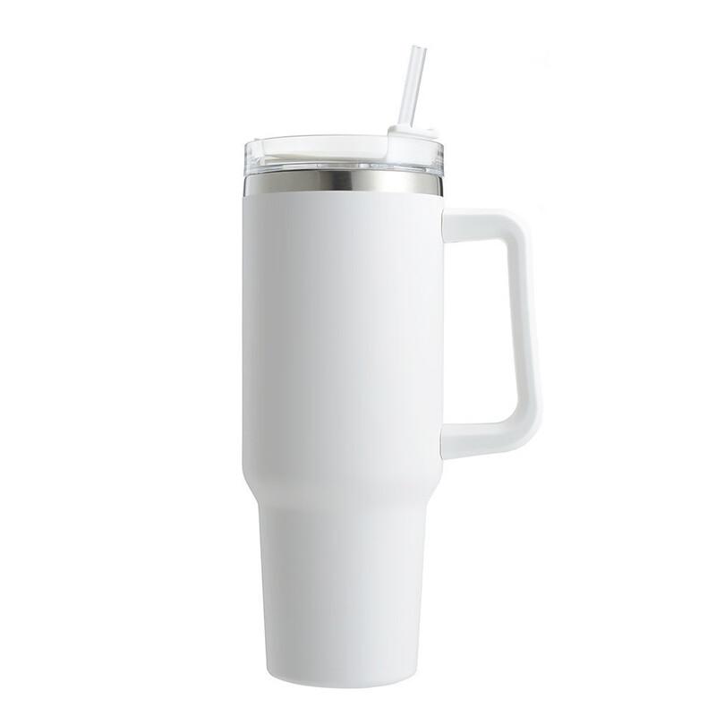 40oz Stainless Steel Insulated Travel Mug with Handle