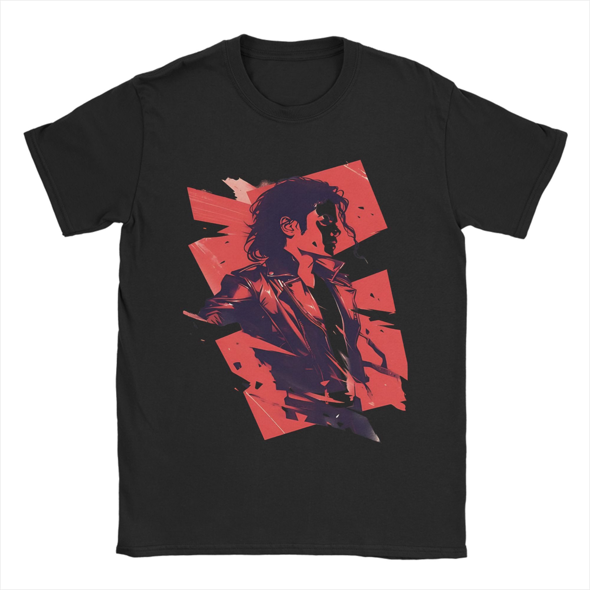 

Casual T Shirt Summer Michael Jacksons POP King Fashion T Shirts Pure Cotton Tee Shirt for Men s Awesome Short Sleeve Tees -... 5XL різнокольоровий
