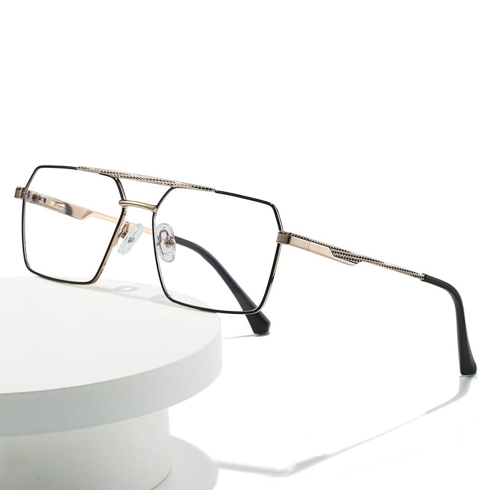 

Trendy Lightweight Full-Rim Metal Eyeglass Frames Anti-Blue Light
