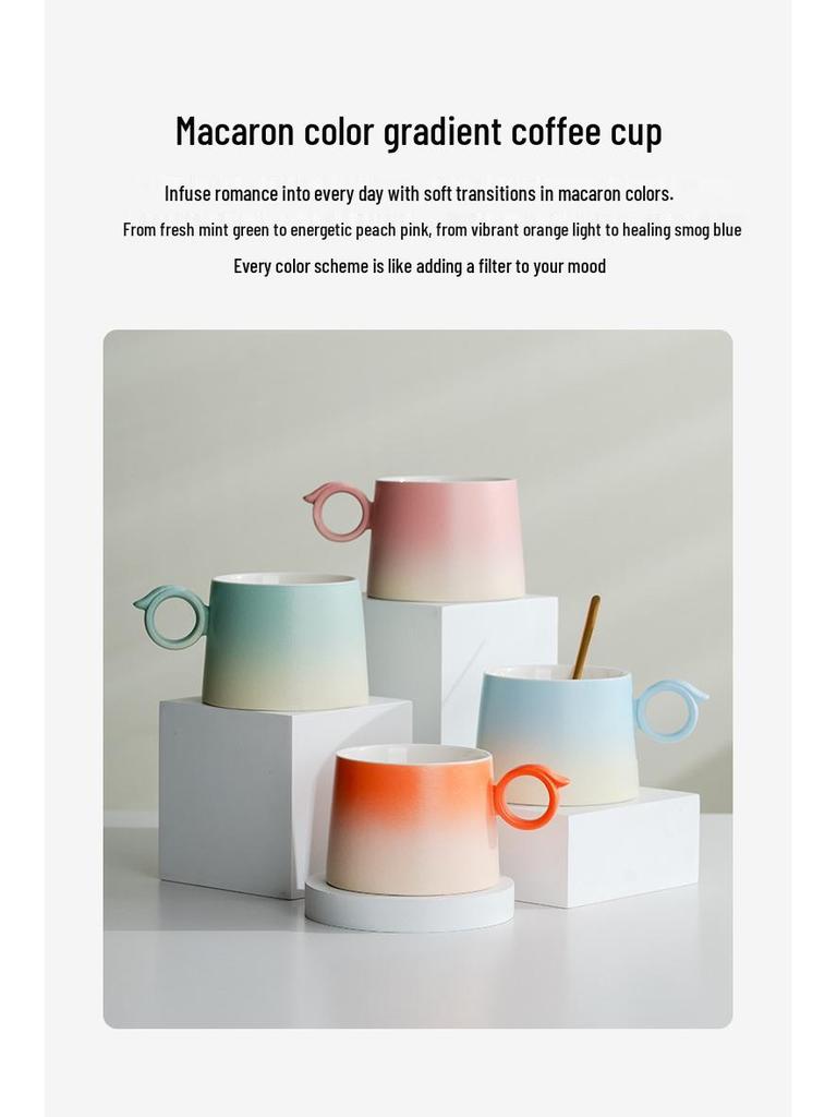 Creative Ceramic Coffee Cups - Elegant Mugs for Home or Office and Perfect Company Souvenir