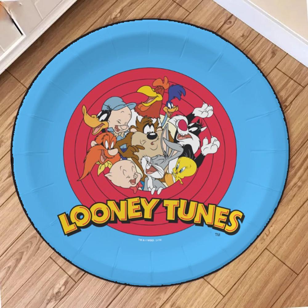 

MINISO Disney Looney Tunes cartoon print children s room decorative carpet modern living room children s game crawling mat 80x80cm