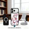 Cute TouHou Project Flandre Phone Case Magnetic For iPhone17 16 15 14 13 12 Pro Max For Magsafe Wireless Charging Cover