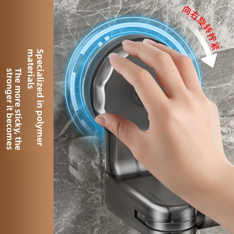 43-67cm Retractable Suction Cup Wall Towel Rack No Drilling Single Rod Towel Holder Kitchen Bathroom Organizer Shelf Accessories