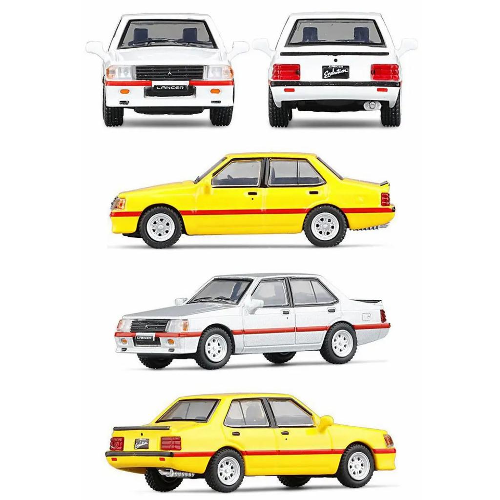 Modelo Miniatura 1/64 Mitsubishi Lancer EX2000 Turbo Coche de Juguete de Aleación Fundición a Presión 1/64 JKM Vehículo Clásico Ruedas Libres Colección Regalo