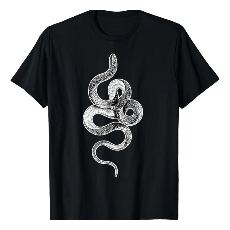 Camiseta Mamba Snake Serpent Blackwork S