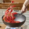 Chui Da Huang 34cm Unbeschichteter Eisen-Wok
