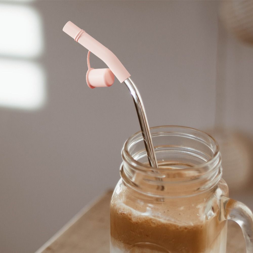 3Pcs Silicone Straw Extended Cover Cap Reusable Straw Tips Cover Straw Topper for Stanley Cup