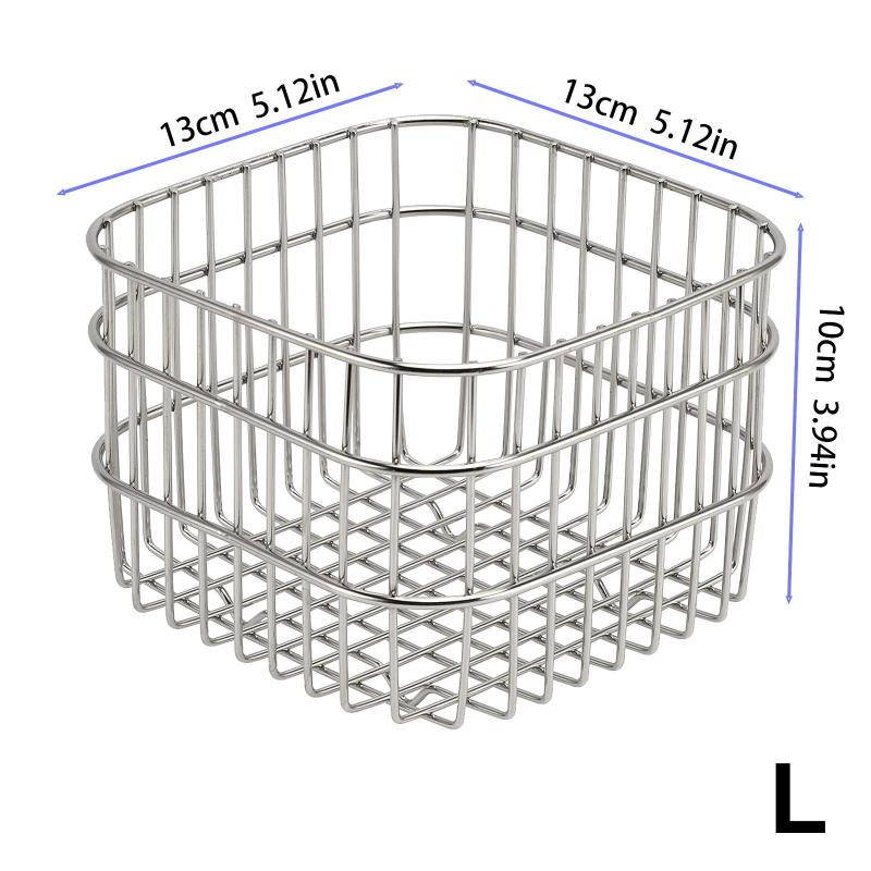 

Metal Desktop Storage Basket Box Iron Art Storage Basket Coffee Miscellaneous Items Kitchen Desktop Organizer Makeup Storage Box as the picture