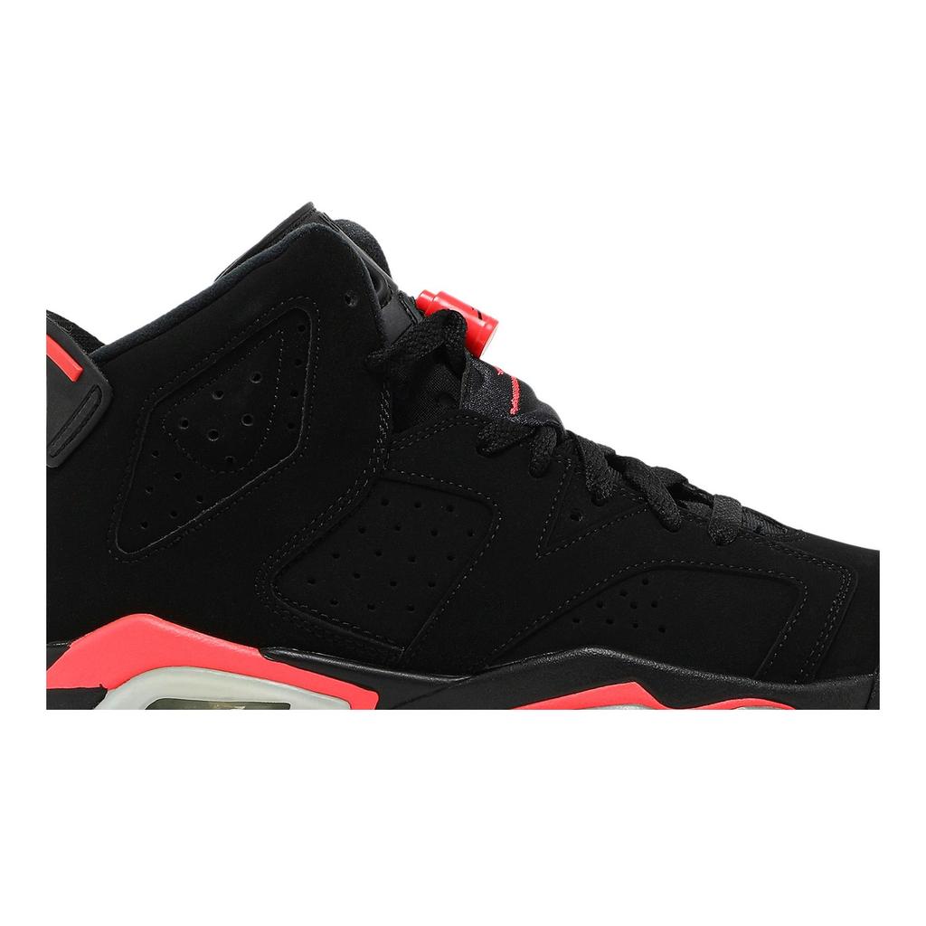 Air Jordan 6 Retro BG 'Infrared' 2014 (Unisex) Black / Infrared 23 Kids' Basketball Shoes 384665 023