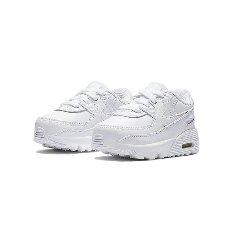 Nike Air Max 90 Leather Triple White TD CD6868-100