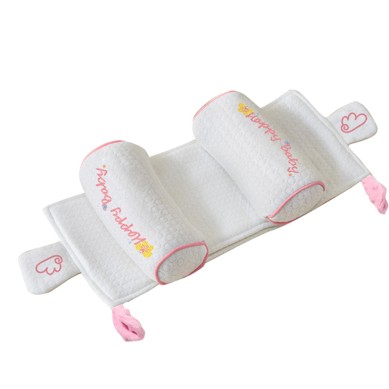 

Premium Baby Support Pillow, 2026 Adjustable Baby Head Pillow, Organic Cotton Infant Head Cushion One Size рожевий
