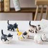 Resin Cat Shape Drawer Knobs Lovely Hanging Hooks Hardware Decor Wardrobe Door Knob Handle  Cabinet