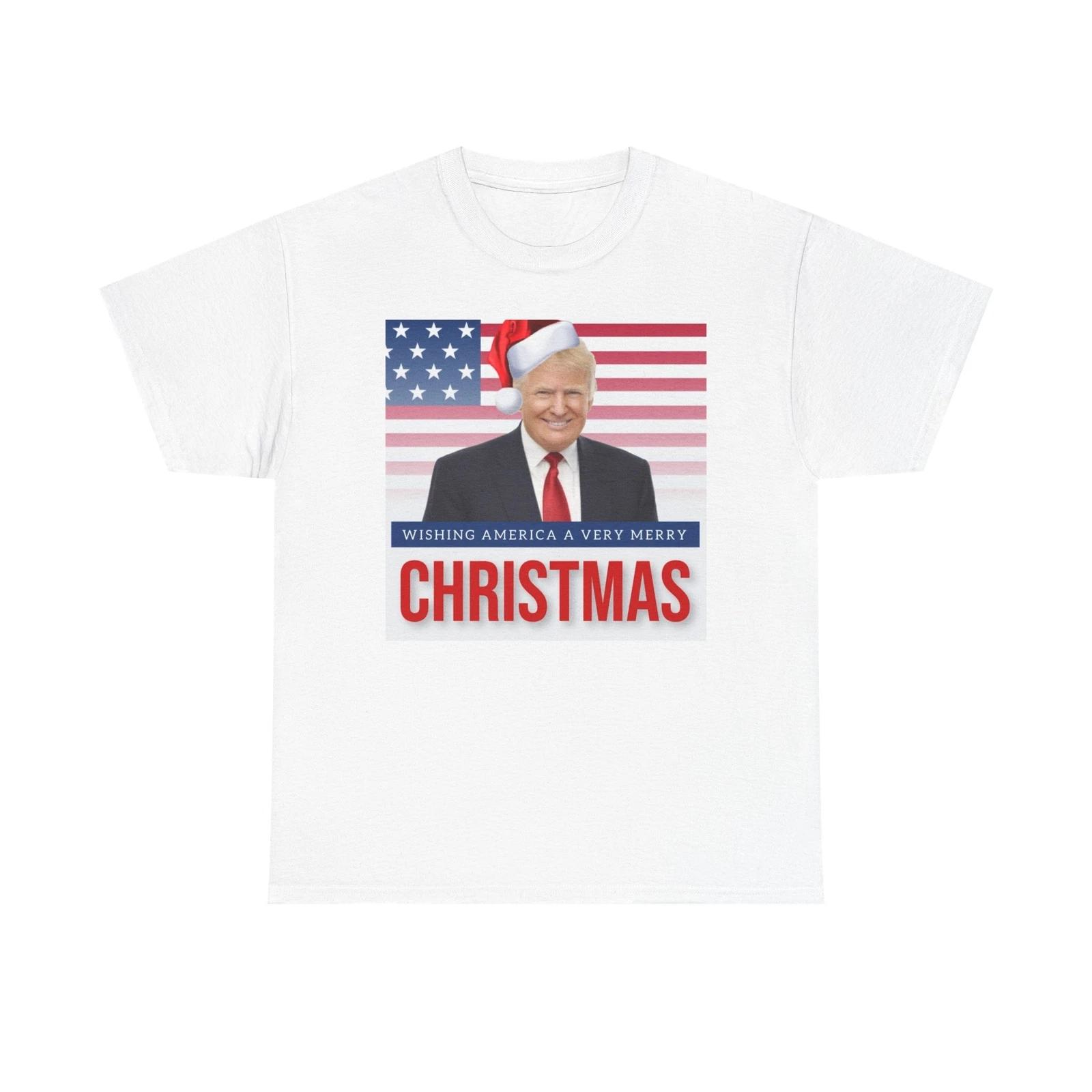 Men s and Women s T-shirts Trump Merry Christmas S