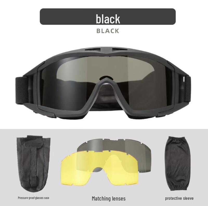 Tactical Windproof Anti-Fog Goggles