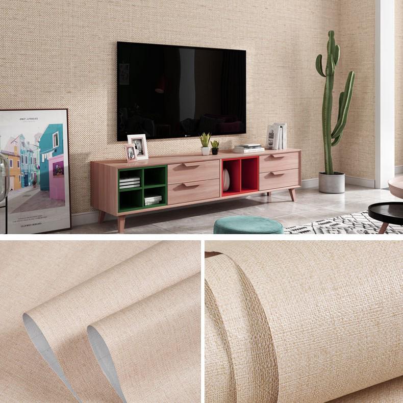 Samolepicí jednobarevná PVC nástěnná samolepka: Dekorace proti znečištění pro ložnici, obývací pokoj nebo studentskou kolej.