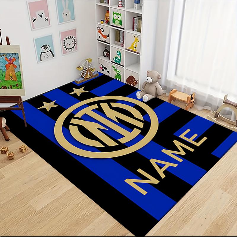 Custom Name Manchester City Crest Carpet Rug Customizable Soft Washable Anti-Slip Home Living Room Sofa Mats Personalized Rug. 0909237