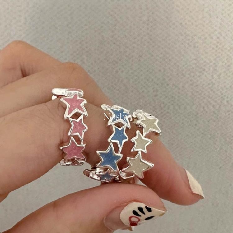 3 Stück Fingerringe Süße Fingerringe Hip Hop Rock Gelenkringe Unisex Party