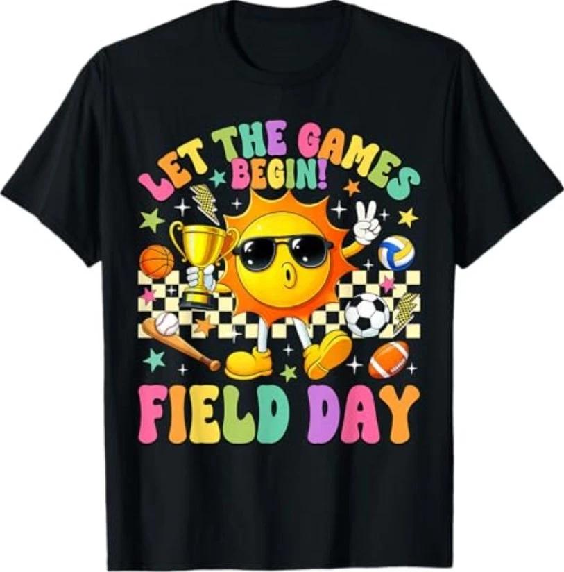 Field Day Let The Games Begin Teachers Kids Field Day 2026 T-Shirt 2XL
