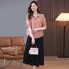 Elegant Petite Tencel Chiffon Top & Midi Skirt Set - Summer 2025