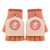 Children's Gloves Winter Warm Antifreeze Hand Knitted Half Finger Flip Cute Primary School Students Writing Children Girls Gloves