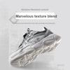 Anta Comfortable Versatile Non-Slip Wear-Resistant Low-Top Kids Running Shoes Kids sneaker Gray White A12438802-2