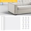 1 Set Cat Scratch Protector Thicken Anti Cat Scratch Furniture Guard Transparent Single-Sided Sticky Couch Protector for Home