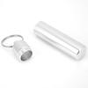 Mini Pill Box Aluminum Alloy Waterproof Keychain Pill Holder Organizer for Outdoors