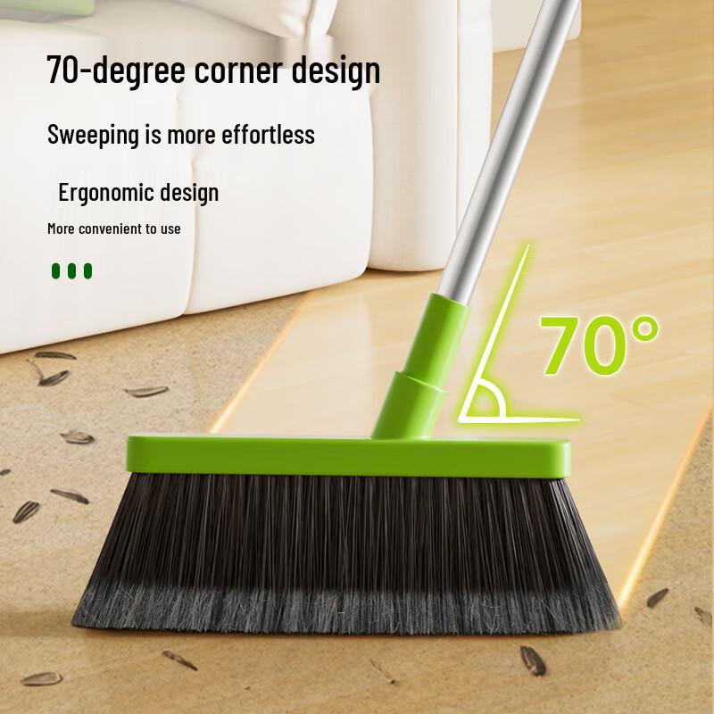 3M Scotch-Brite Integrated Pole Broom & Dustpan Set