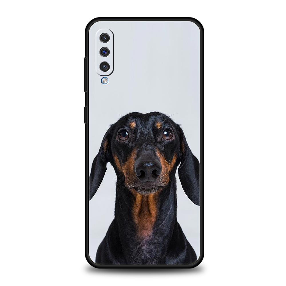 Dachshund Sausage Dog Case For Samsung A26 A36 A56 A54 A52 A50 A70 A40 A12 A14 A16 A22 A24 A42 A34 A32 5G A04s A06 5G Cover