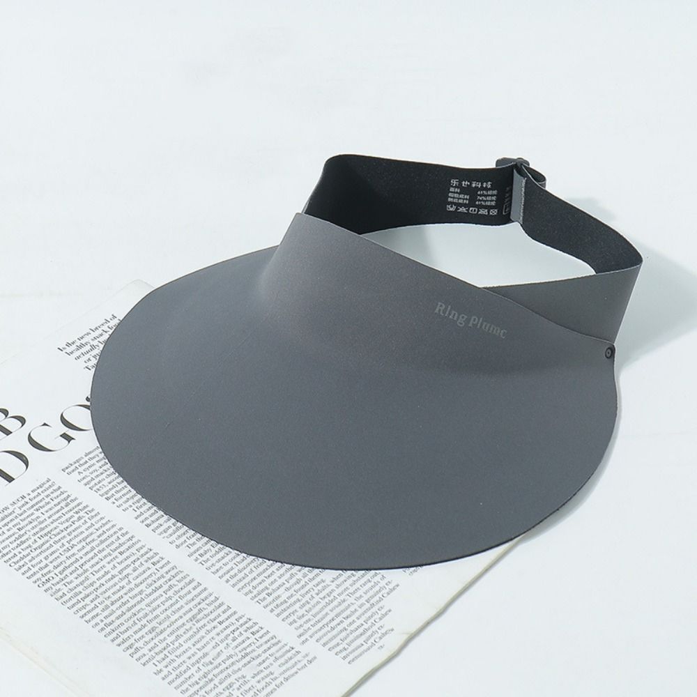 UV Protection Sunscreen Empty Top Cap Large Brim Visor Cap Fashion Summer Sun Hat  Sunshade