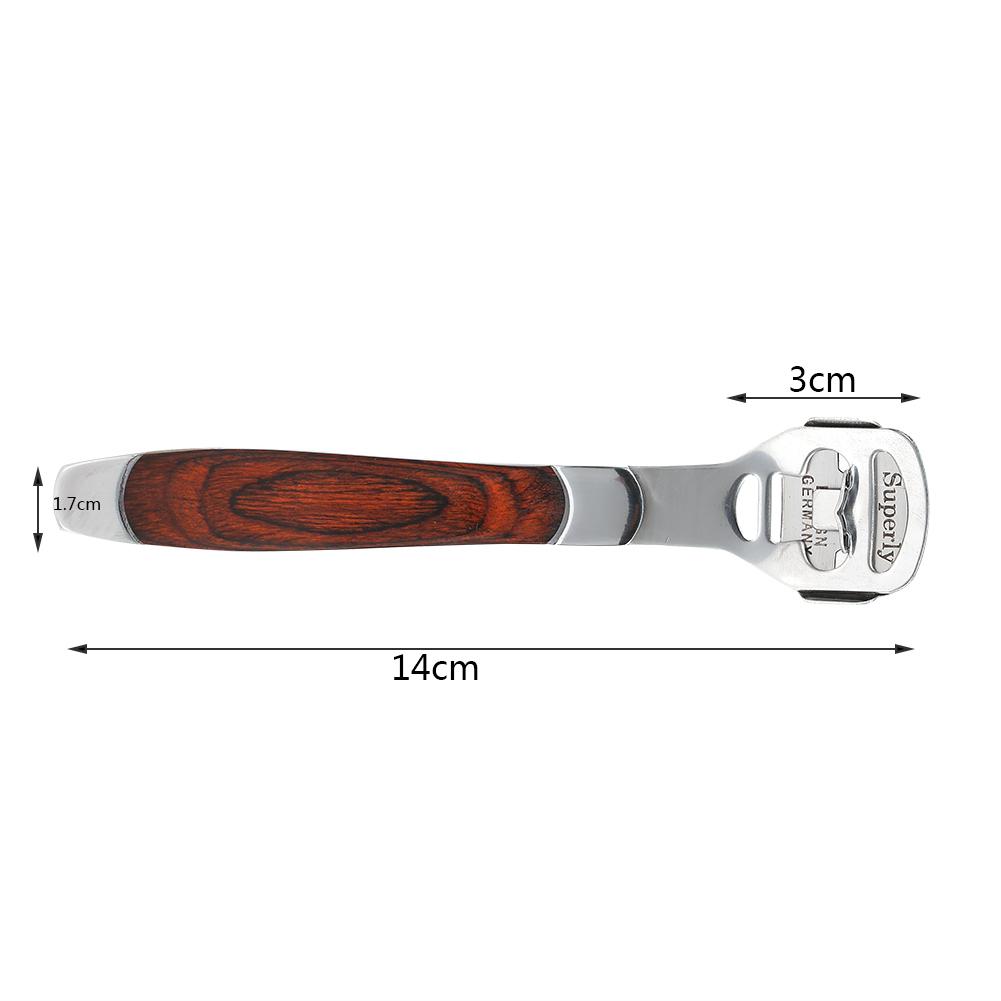 Foot Dead Skin Shaver Cuticle Cutter Callous Remover Razor Scraper With Skin Rub & Blade & Box