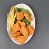 Set of 6 Realistic Fake Chicken Model Artificial Fried Chicken Nuggets Simulations Food Perfect for Food Photography