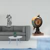 Nordic Art Knight Globe Figurine Resin Abstract Statue Modern Table Clock Ornament Sculpture for