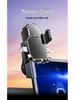 Longqi Car Phone Holder, One-Button Lock, Navigation Mount for New Energy Vehicle Console Screen.
