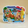 Popular Chinese city Locker Magnet 3d cartoon Refrigerator Magnet Resin Fridge Magnet for Kitchen Decoration