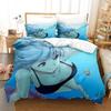 Bed Sheet Set Mato Seihei No Slave Bedding Set Printed With Pillowcase Duvet Cover Soft Queen King Size Bedclothes Home