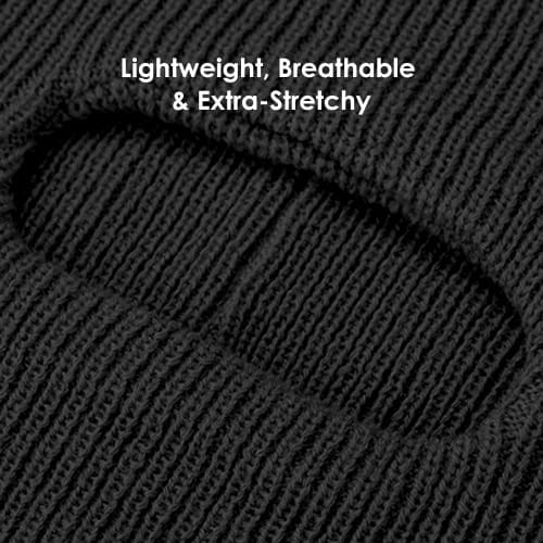 OHYOGA Knit Wool Cap, Balaclava, Army, Black Set, Tactical Face Mask, Military Full Face Mask, Cold Weather Protection, Helmet Inner, Airsoft, Bicycle