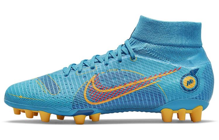 

Nike Mercurial Superfly 8 Pro Ag Blue Yellow DJ2844-484 42