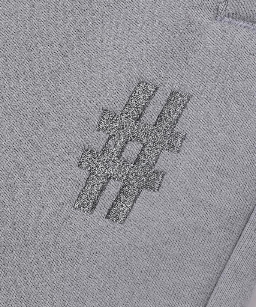 BEENTRILL Essential Hashtag Logo Brushed Sweatpants (Light Grey)