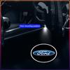 2pcs/Set Welcome LED Light Car Door Badge Wireless HD Projector Lamp For Ford Raptor Fiesta Focus 2 3 4 Mondeo Ecosport Mustang Fusion