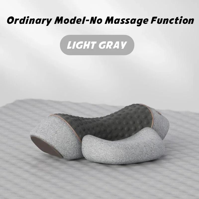 Electric Massager Cervical Pillow Hot Compress Vibration Massage Neck Traction Relax Sleeping Pillow Spine Support Normal